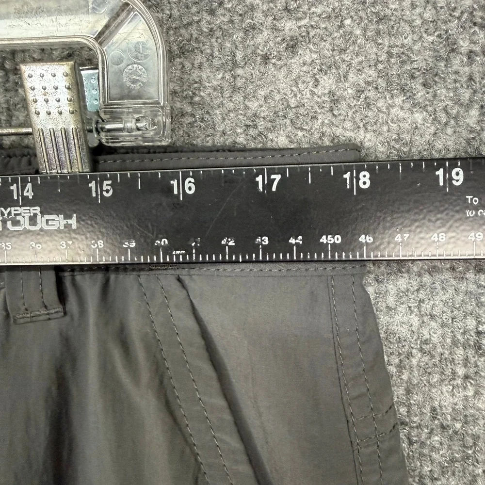 REI Pants Mens 38x36 Fits 38x34 Gray Relaxed Fit Hiking Cargo Convertible Shorts